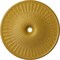 Ekena Millwork Galveston Ceiling Medallion (Canopies up to 5 7/8"), 51"OD x 3 5/8"ID x 3 3/8"P, Iridescent Gold CM51GLIGS - alternate 1
